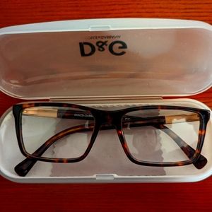 D&G men's Havana eyeglasses